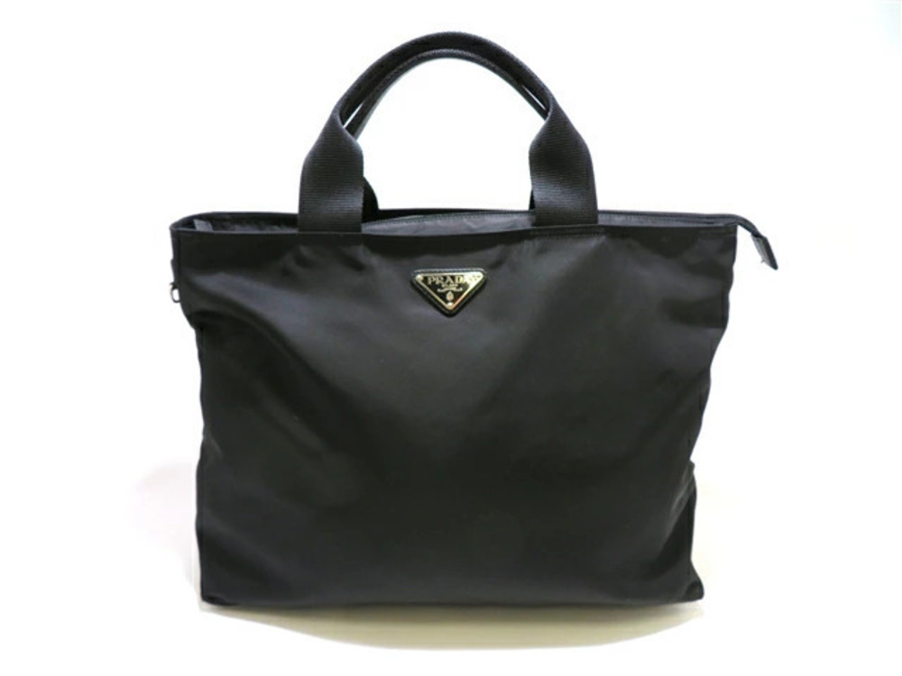 Prada Tessuto Saffiano shoulder bag Black